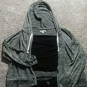 Green AE zip up jacket